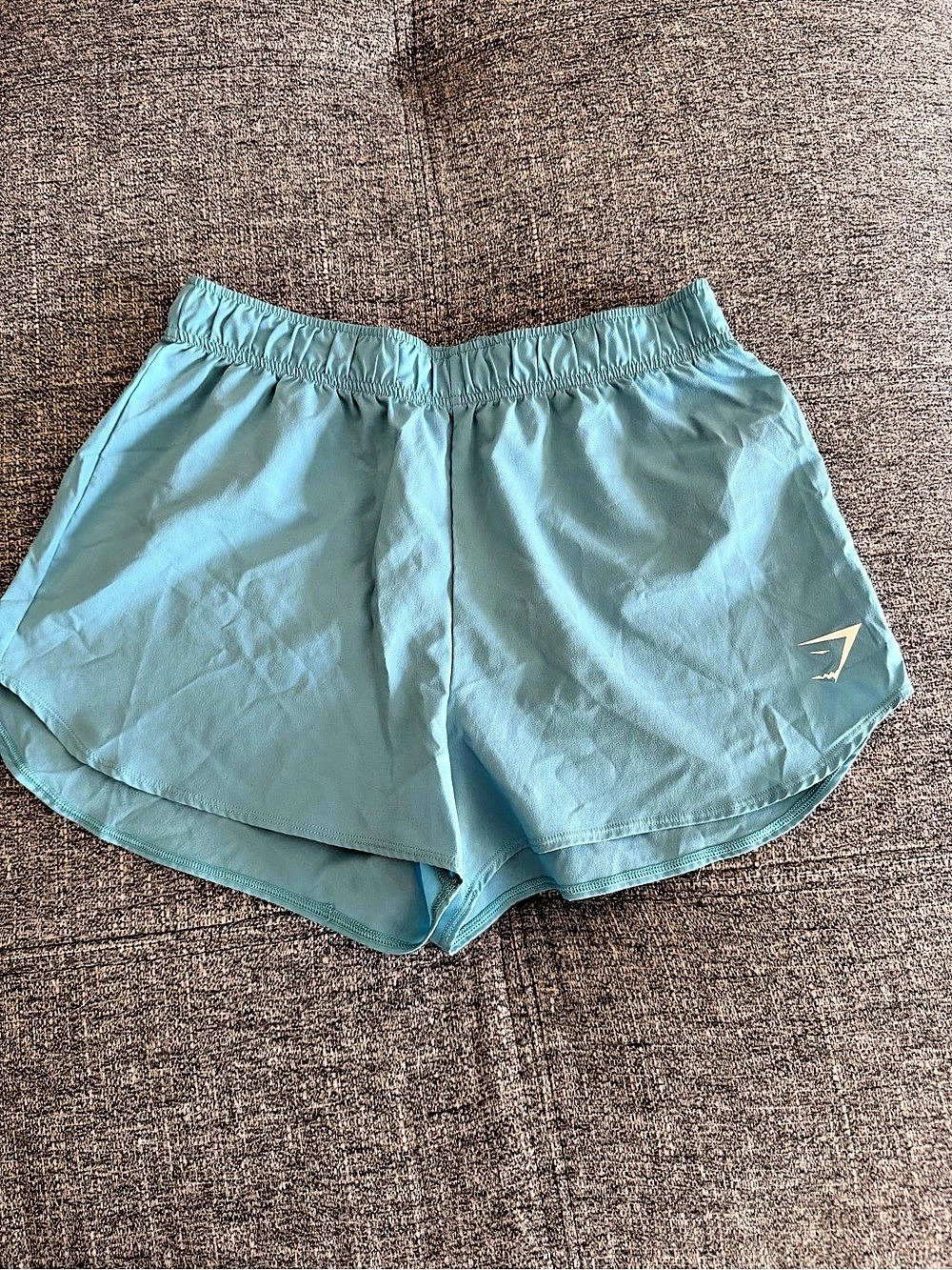 GYMSHARK Athletic Shorts in Blue Size Small
